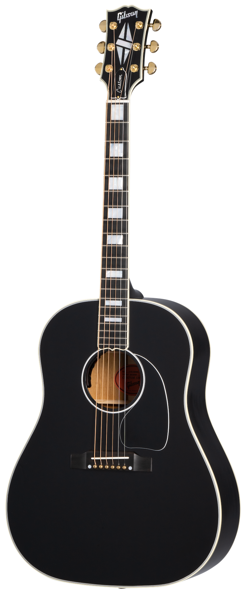 Se Gibson J-45 Custom Ebony hos Allround Musik